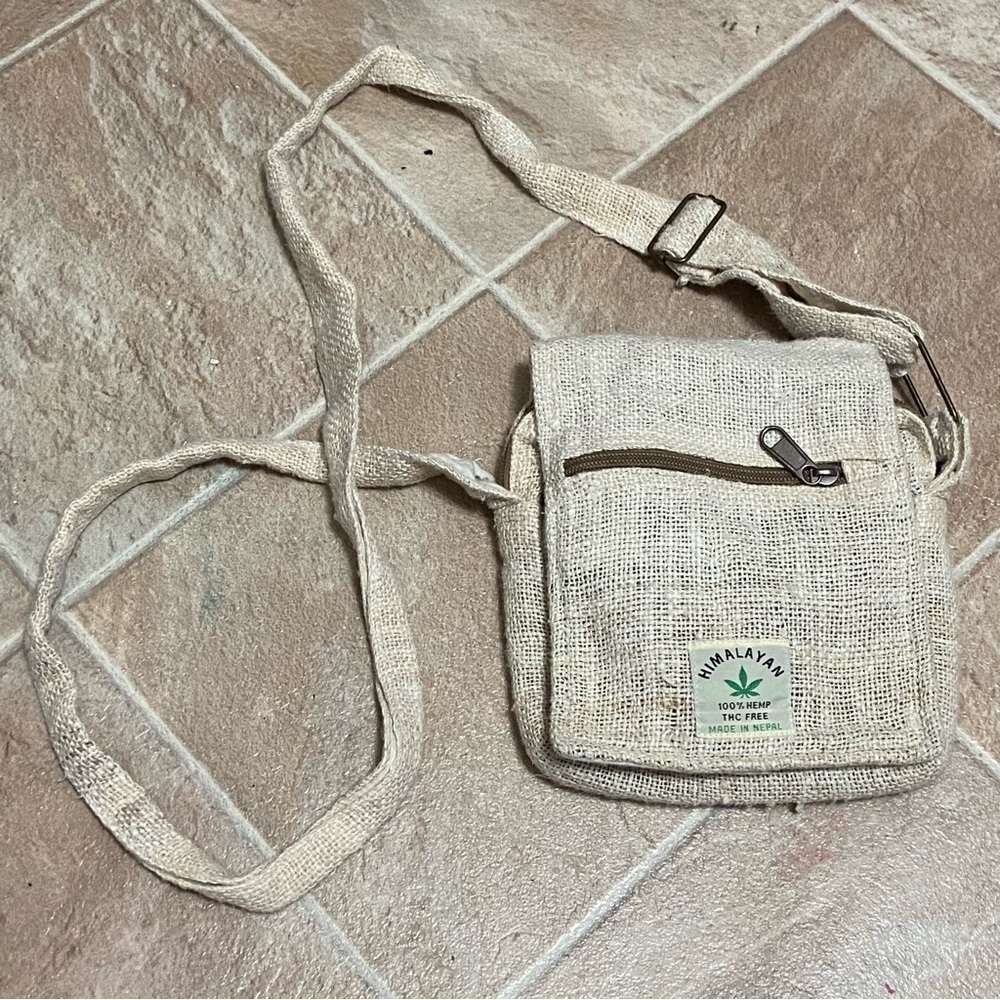 Himalayan Crossbody Hemp Bag